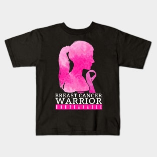 'Breast Cancer Warrior Unbreakable' Breast Cancer Kids T-Shirt